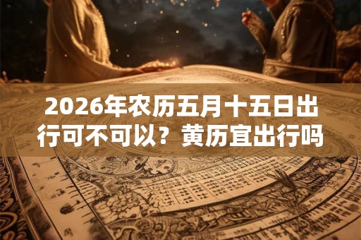 2026年农历五月十五日出行可不可以？黄历宜出行吗？