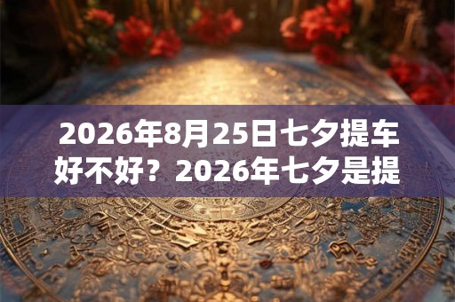 2026年8月25日七夕提车好不好？2026年七夕是提车吉日吗？