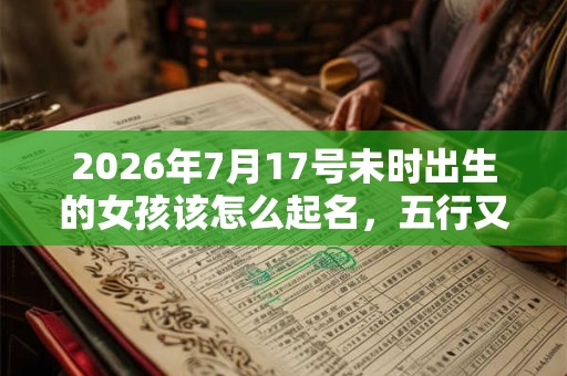 2026年7月17号未时出生的女孩该怎么起名，五行又是什么？