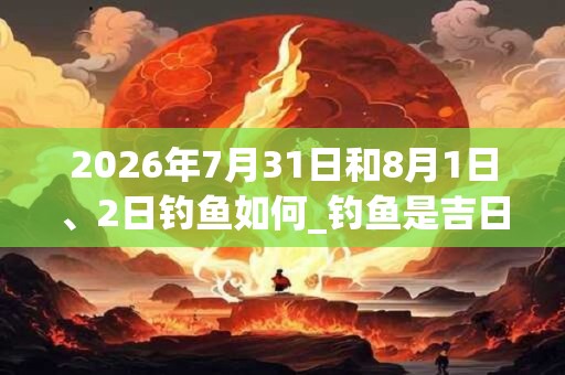 2026年7月31日和8月1日、2日钓鱼如何_钓鱼是吉日吗