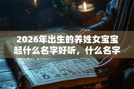 2026年出生的养姓女宝宝起什么名字好听，什么名字意义好