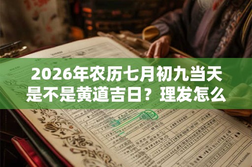 2026年农历七月初九当天是不是黄道吉日？理发怎么样？