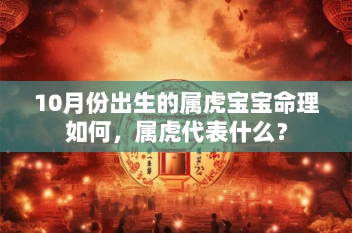 10月份出生的属虎宝宝命理如何，属虎代表什么？