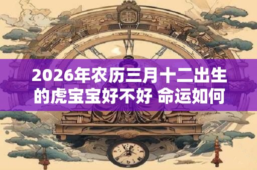 2026年农历三月十二出生的虎宝宝好不好 命运如何