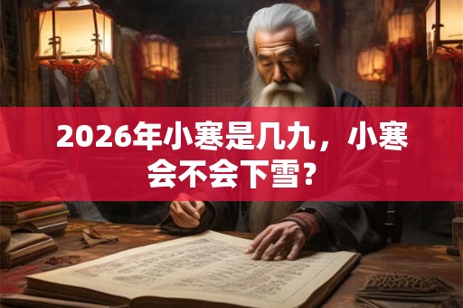 2026年小寒是几九,小寒会不会下雪? 2026年小寒是几九,小寒会不会下雪?