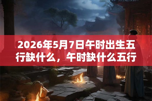 2026年5月7日午时出生五行缺什么，午时缺什么五行