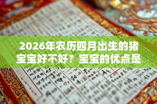 2026年农历四月出生的猪宝宝好不好？宝宝的优点是什么？
