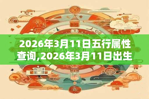 2026年3月11日五行属性查询,2026年3月11日出生五行属什么