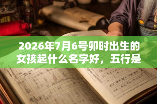 2026年7月6号卯时出生的女孩起什么名字好,五行是什么? 2026年7月6号卯时出生的女孩起什么名字好,五行是什么?