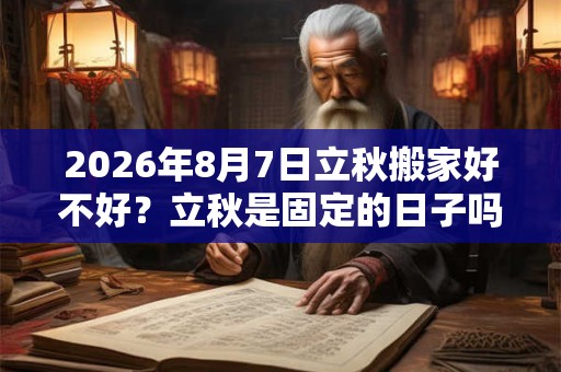 2026年8月7日立秋搬家好不好?立秋是固定的日子吗? 2026年8月7日立秋搬家好不好?立秋是固定的日子吗?