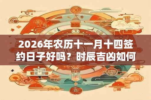 2026年农历十一月十四签约日子好吗?时辰吉凶如何? 2026年农历十一月十四签约日子好吗?时辰吉凶如何?