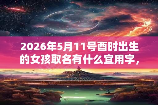 2026年5月11号酉时出生的女孩取名有什么宜用字，五行八字是什么