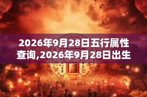 2026年9月28日五行属性查询,2026年9月28日出生五行属什么