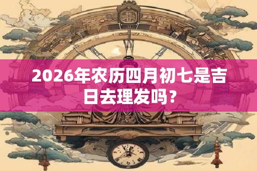 2026年农历四月初七是吉日去理发吗？