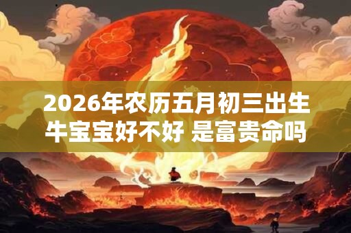 2026年农历五月初三出生牛宝宝好不好 是富贵命吗