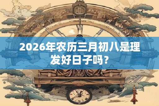 2026年农历三月初八是理发好日子吗？