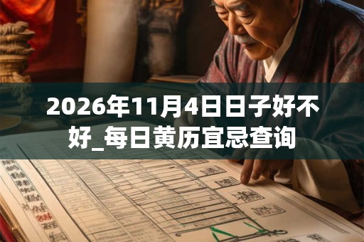 2026年11月4日日子好不好_每日黄历宜忌查询