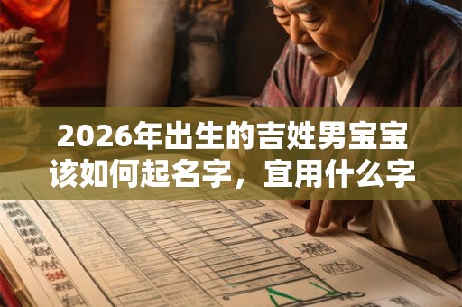 2026年出生的吉姓男宝宝该如何起名字，宜用什么字。