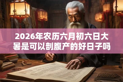2026年农历六月初六日大暑是可以剖腹产的好日子吗