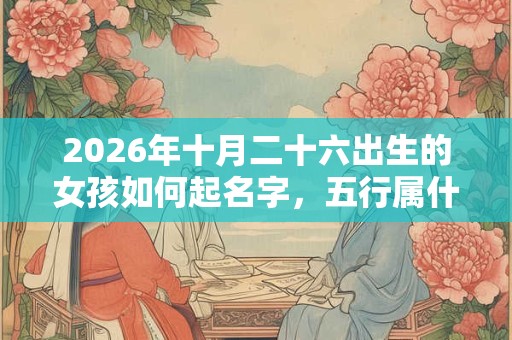 2026年十月二十六出生的女孩如何起名字，五行属什么