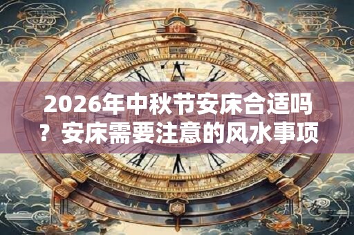 2026年中秋节安床合适吗？安床需要注意的风水事项有哪些？