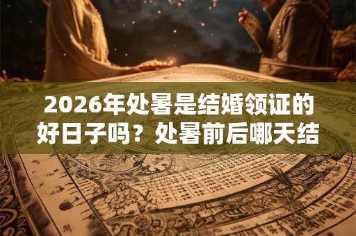 2026年处暑是结婚领证的好日子吗?处暑前后哪天结婚吉利? 2026年处暑是结婚领证的好日子吗?处暑前后哪天结婚吉利?