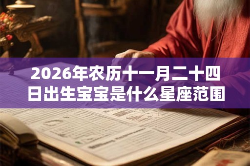 2026年农历十一月二十四日出生宝宝是什么星座范围? 2026年农历十一月二十四日出生宝宝是什么星座范围?