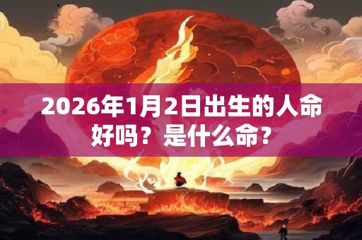 2026年1月2日出生的人命好吗？是什么命？