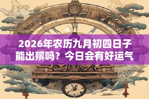 2026年农历九月初四日子能出殡吗？今日会有好运气吗？