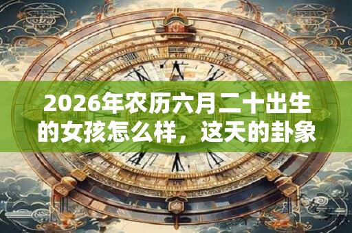 2026年农历六月二十出生的女孩怎么样,这天的卦象如何? 2026年农历六月二十出生的女孩怎么样,这天的卦象如何?
