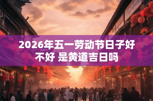 2026年五一劳动节日子好不好 是黄道吉日吗