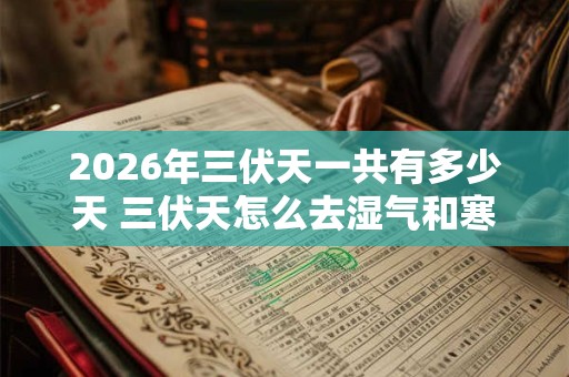 2026年三伏天一共有多少天 三伏天怎么去湿气和寒气