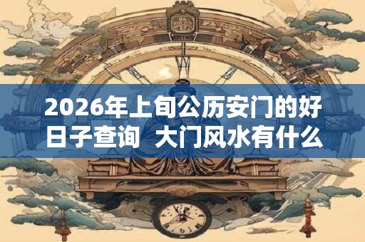 2026年上旬公历安门的好日子查询  大门风水有什么忌讳