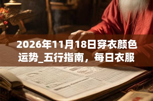 2026年11月18日穿衣颜色运势_五行指南，每日衣服颜色幸运色