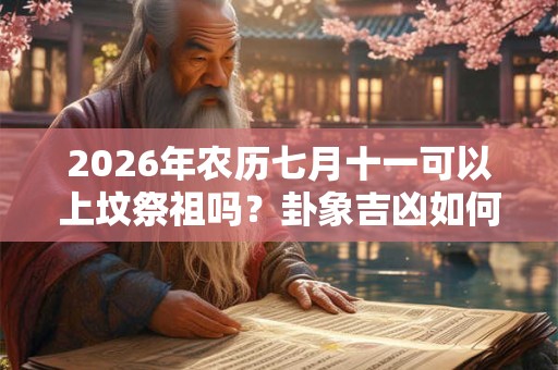 2026年农历七月十一可以上坟祭祖吗？卦象吉凶如何？