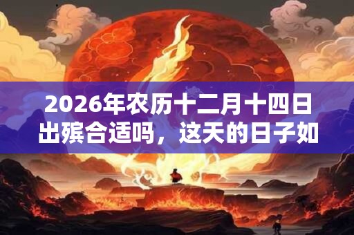 2026年农历十二月十四日出殡合适吗，这天的日子如何？