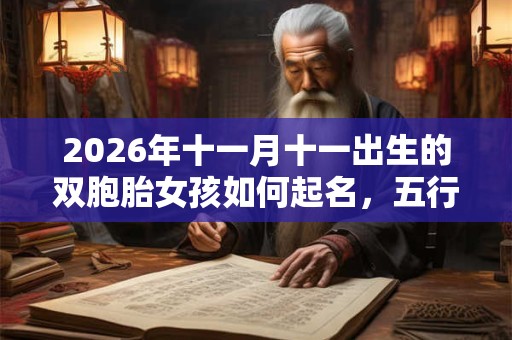 2026年十一月十一出生的双胞胎女孩如何起名,五行属什么 2026年十一月十一出生的双胞胎女孩如何起名,五行属什么