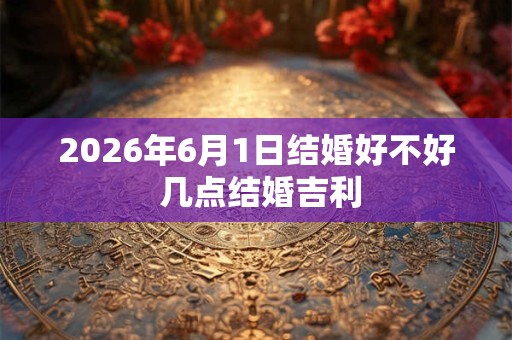 2026年6月1日结婚好不好 几点结婚吉利 2026年6月1日结婚好不好 几点结婚吉利