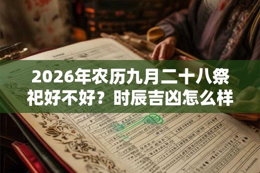 2026年农历九月二十八祭祀好不好？时辰吉凶怎么样？