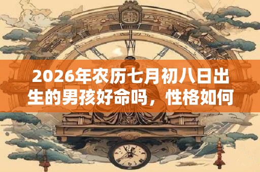 2026年农历七月初八日出生的男孩好命吗，性格如何？