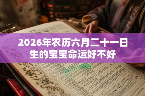 2026年农历六月二十一日生的宝宝命运好不好