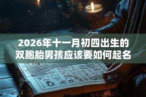 2026年十一月初四出生的双胞胎男孩应该要如何起名字最好，五行属什么