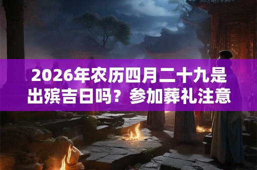 2026年农历四月二十九是出殡吉日吗？参加葬礼注意事项？