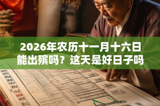 2026年农历十一月十六日能出殡吗？这天是好日子吗？