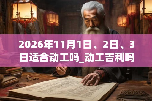 2026年11月1日、2日、3日适合动工吗_动工吉利吗 2026年11月1日、2日、3日适合动工吗_动工吉利吗