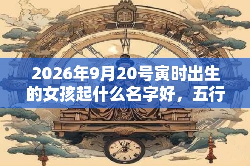 2026年9月20号寅时出生的女孩起什么名字好，五行属什么