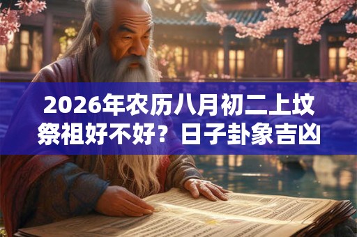 2026年农历八月初二上坟祭祖好不好？日子卦象吉凶？