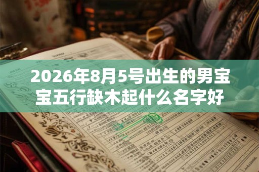 2026年8月5号出生的男宝宝五行缺木起什么名字好 2026年8月5号出生的男宝宝五行缺木起什么名字好