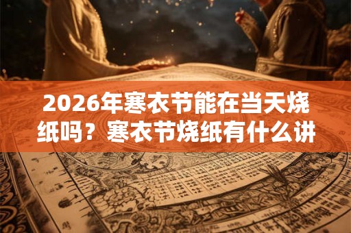 2026年寒衣节能在当天烧纸吗？寒衣节烧纸有什么讲究？