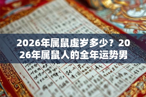 2026年属鼠虚岁多少？2026年属鼠人的全年运势男